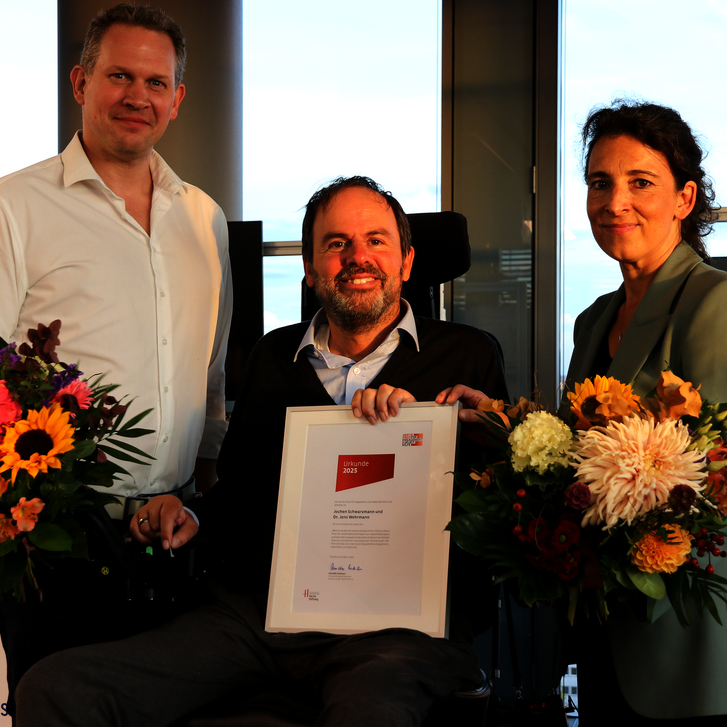 Auszeichnung Hertie-Preis 2025 - KI meets ALS Auszeichnung Hertie-Preis 2025 - KI meets ALS