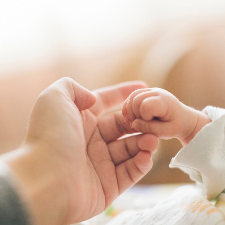 Hand Mama und Baby Hand Mama und Baby