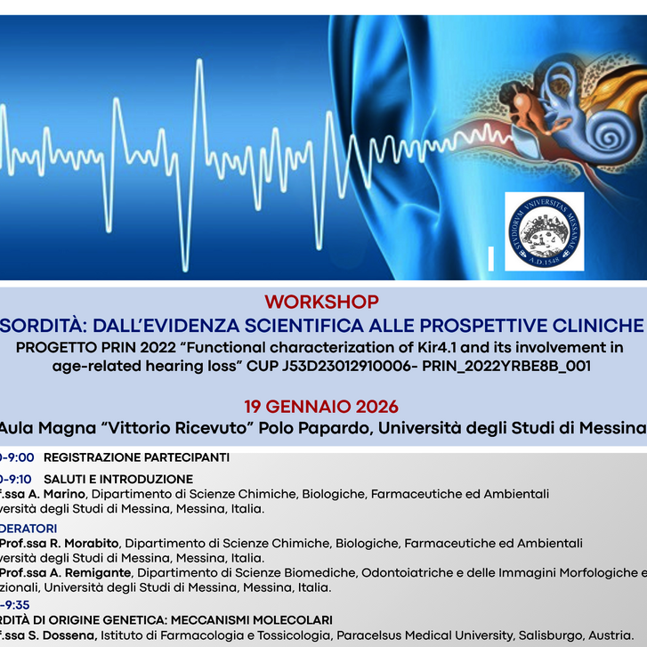 Gastvortragende Silvia Dossena beim Workshop "Deafness: from scientific evidence to clinical perspectives" Gastvortragende Silvia Dossena beim Workshop "Deafness: from scientific evidence to clinical perspectives"