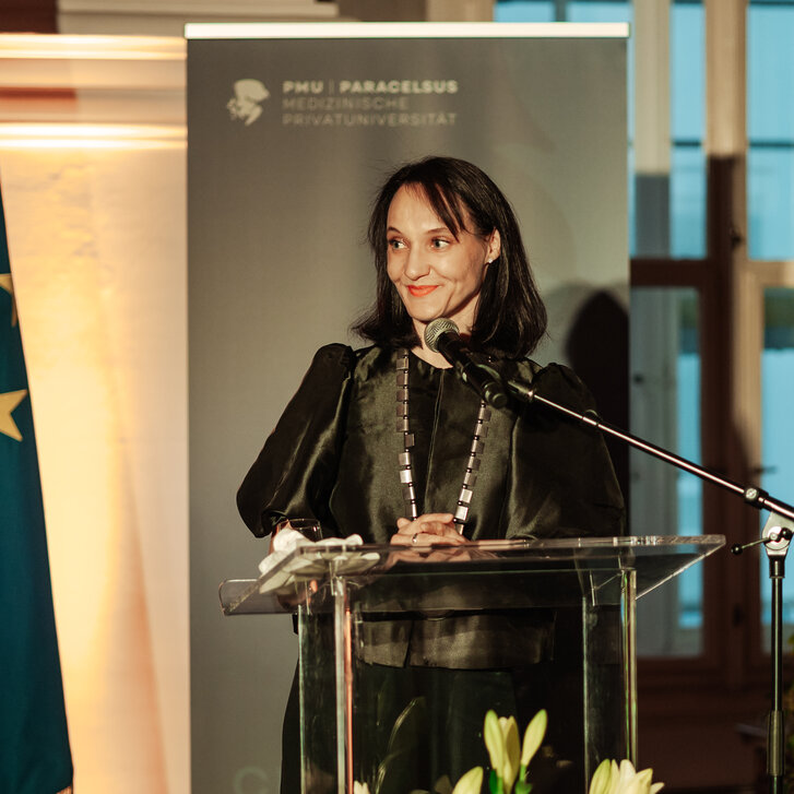 Inauguration der PMU Rektorin Annemarie Weißenbacher Inauguration der PMU Rektorin Annemarie Weißenbacher